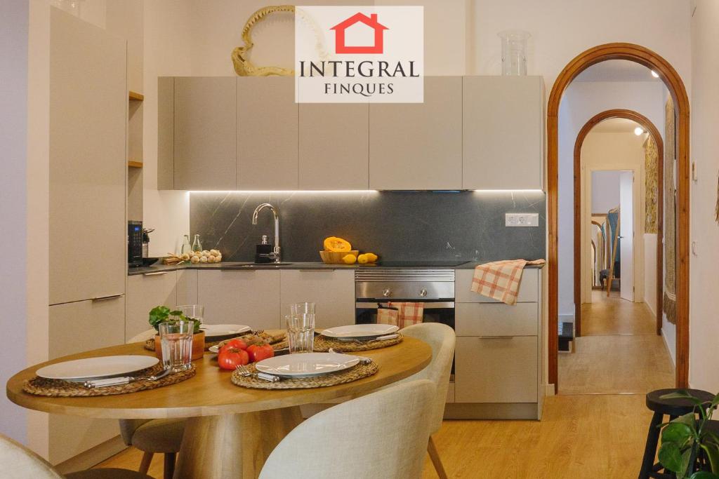 Kuchyňa alebo kuchynka v ubytovaní Apartaments Ca la Somiada