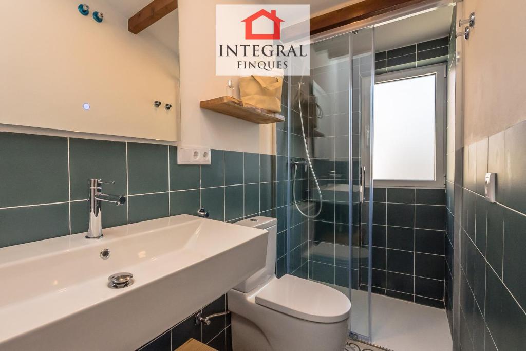 Kúpeľňa v ubytovaní Apartaments Ca la Somiada