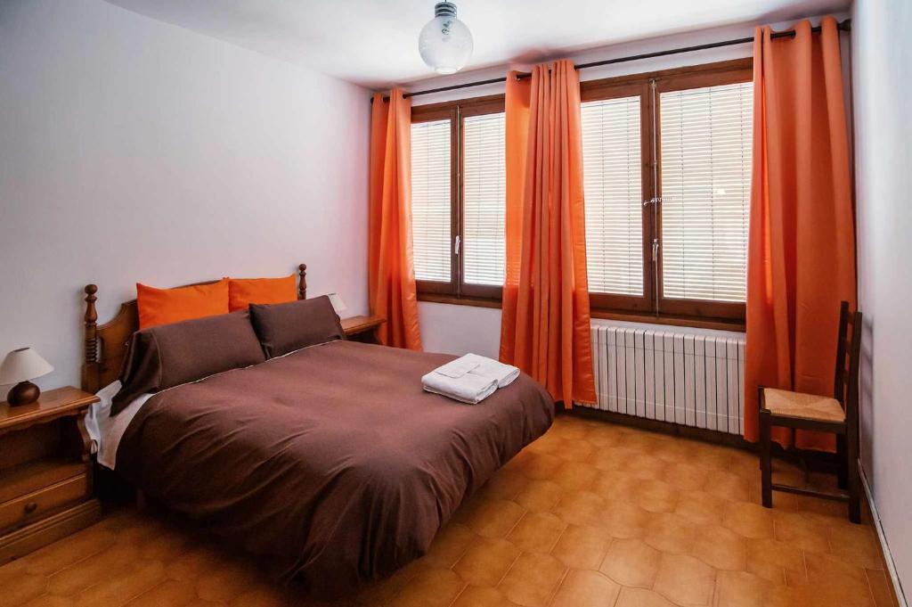 Postel nebo postele na pokoji v ubytování Casa Ca l'Ester Terra alta Matarraña