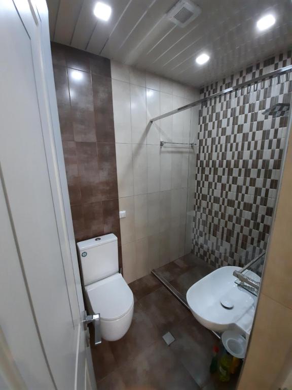 Koupelna v ubytování Hotel Juliet Yerevan