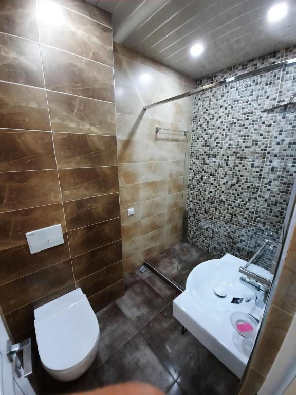 Koupelna v ubytování Hotel Juliet Yerevan