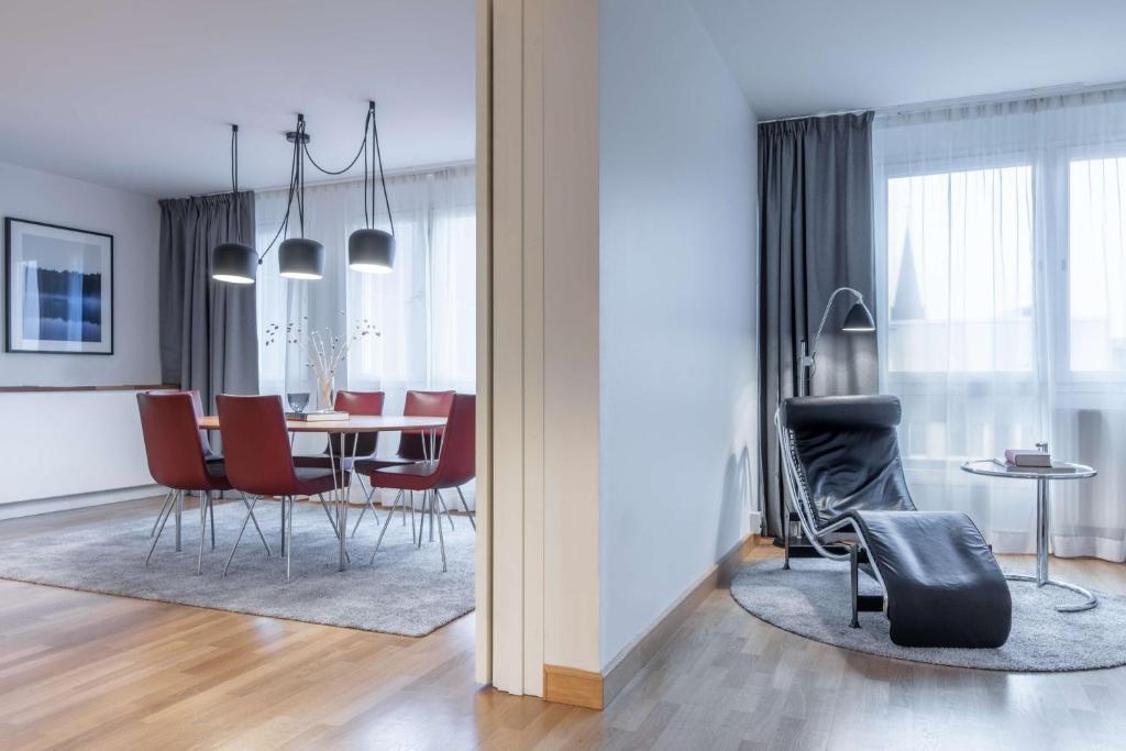 Posezení v ubytování Radisson Blu Hotel Malmö