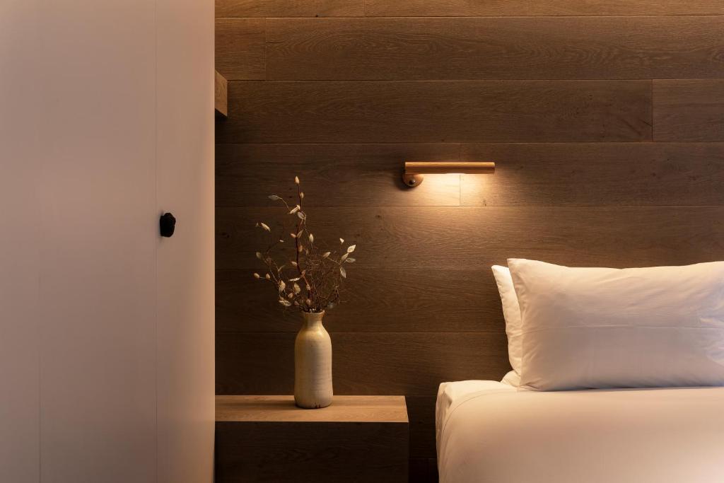 Postel nebo postele na pokoji v ubytování The Hotel Britomart