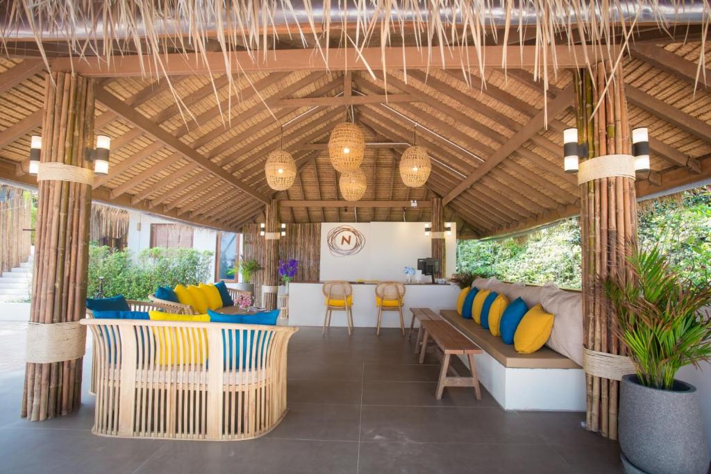 Posezení v ubytování The Nest Private Beach Resort