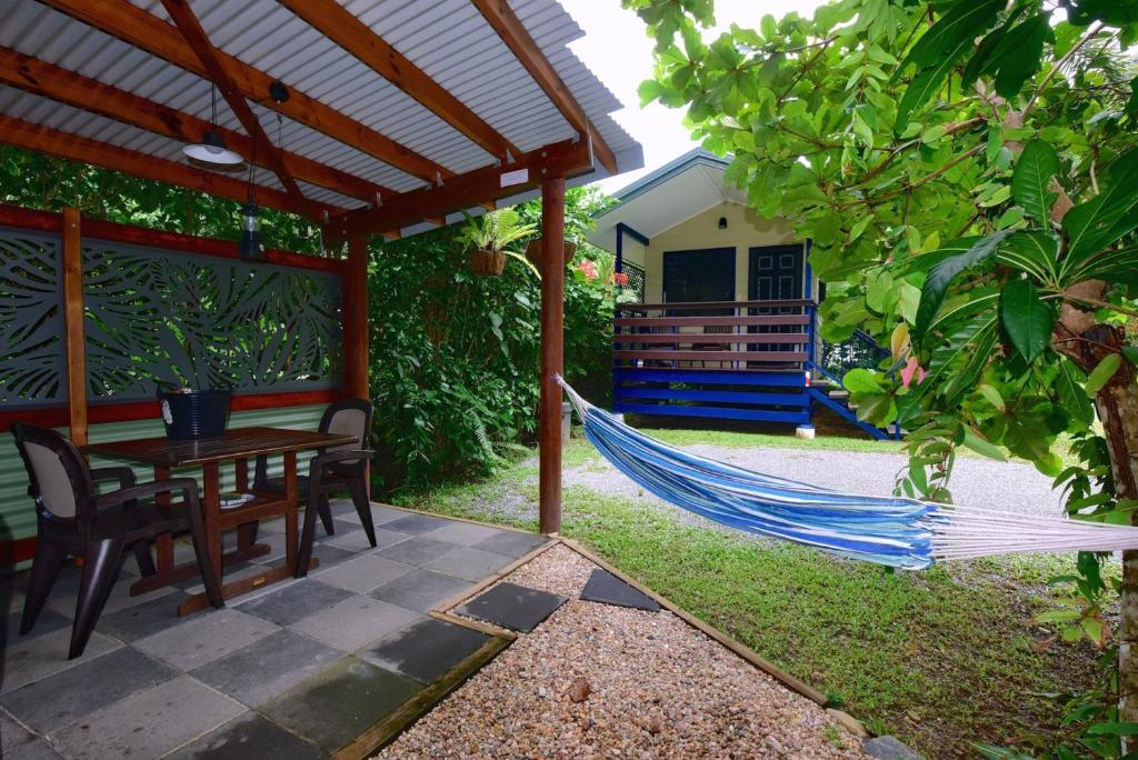 Zahrada ubytování Thornton Beach Bungalows Daintree