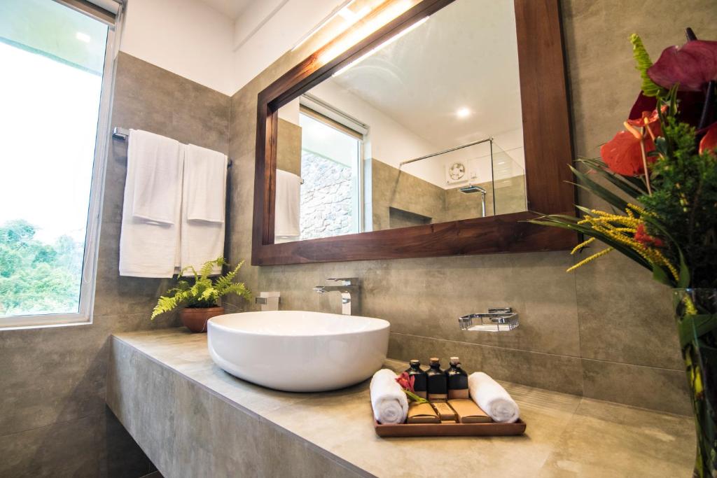Koupelna v ubytování Tip Top Boutique hotel