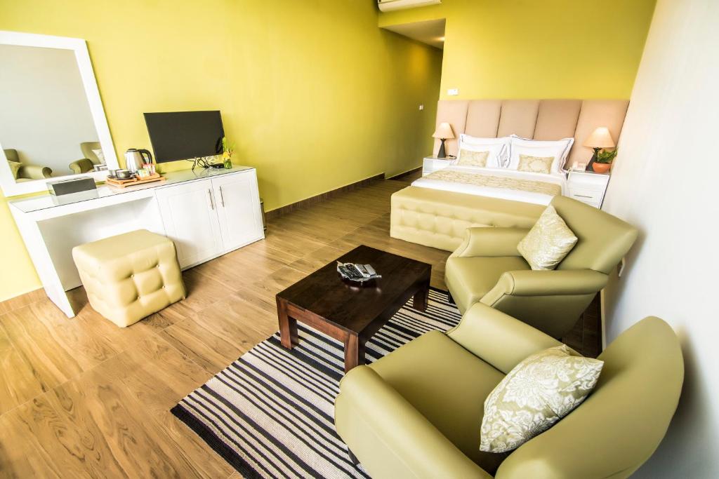 Posezení v ubytování Tip Top Boutique hotel
