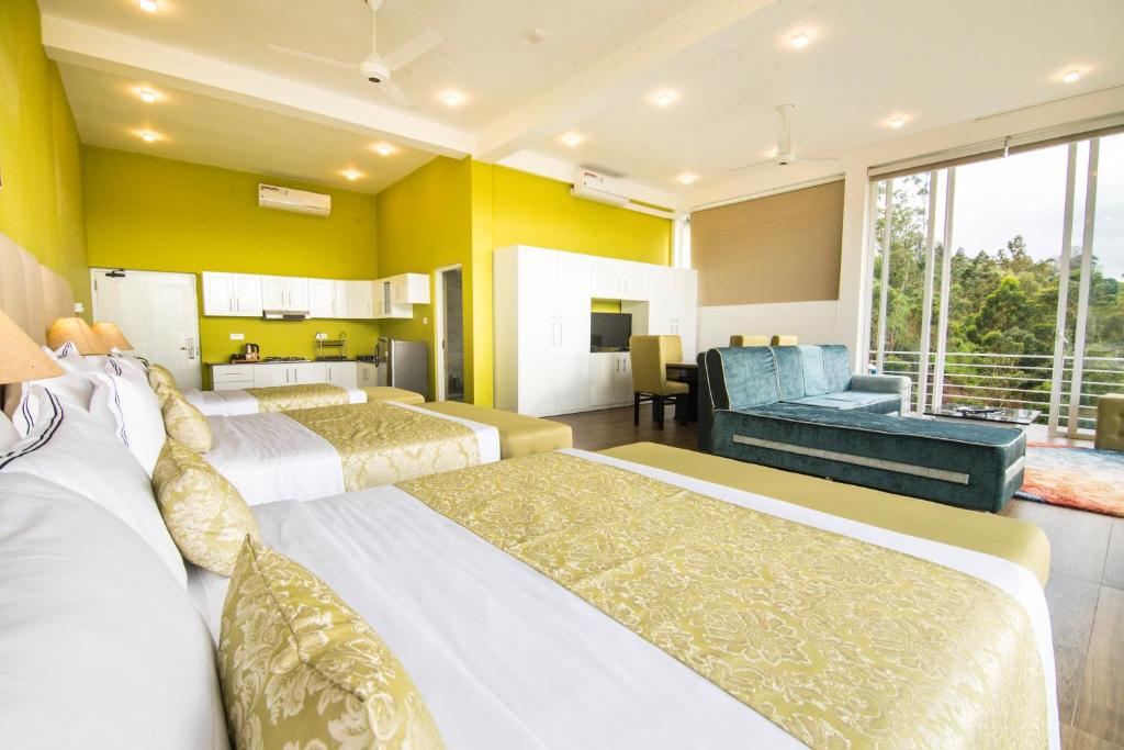 Postel nebo postele na pokoji v ubytování Tip Top Boutique hotel
