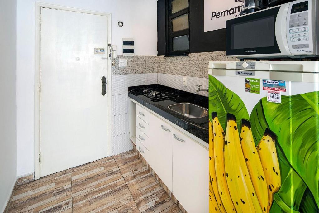  Studio temporada com vista mar para 3 pessoas em Copacabana!