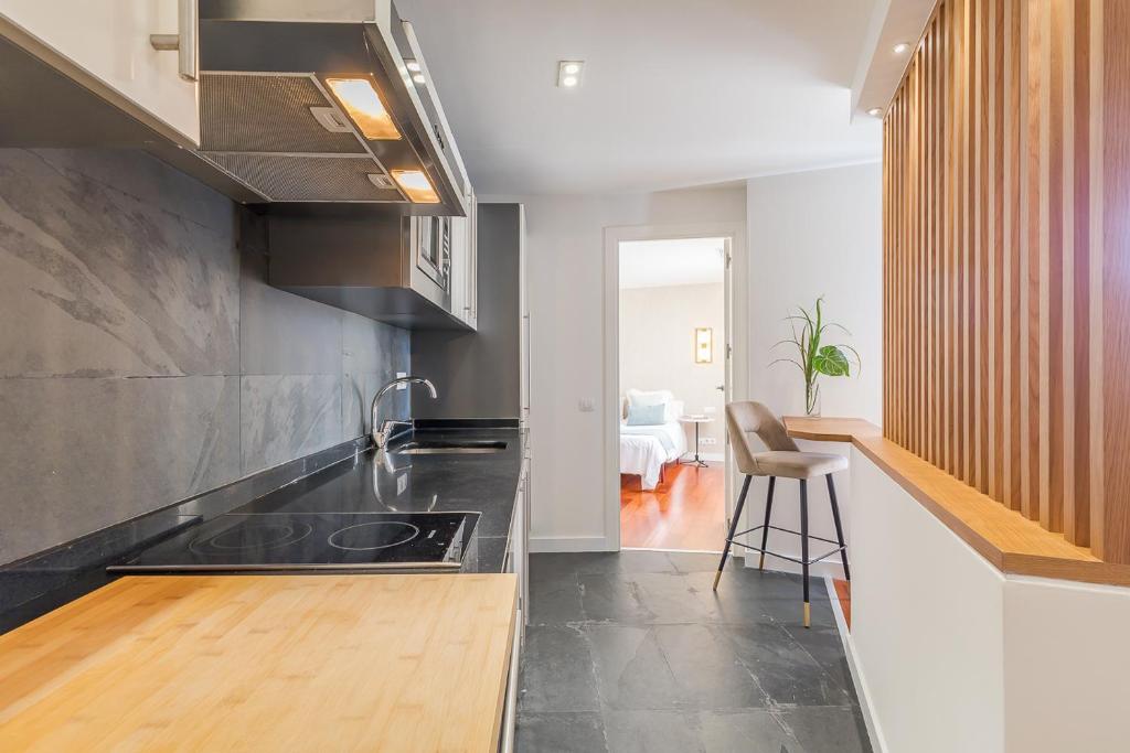 Kuchyň nebo kuchyňský kout v ubytování Madrid Rental Flats - Alquiler de Temporada