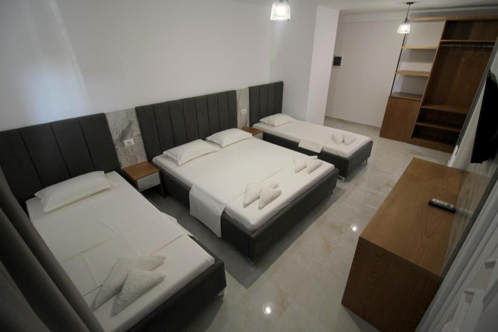 Postel nebo postele na pokoji v ubytování Hotel Four Islands
