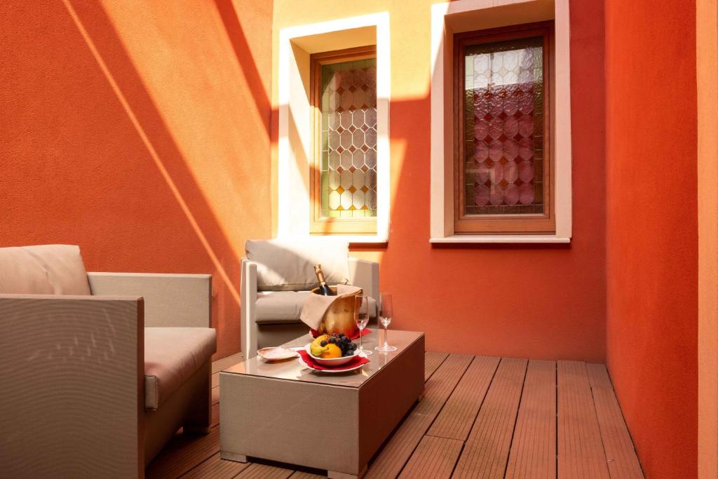Posezení v ubytování Hotel Moresco