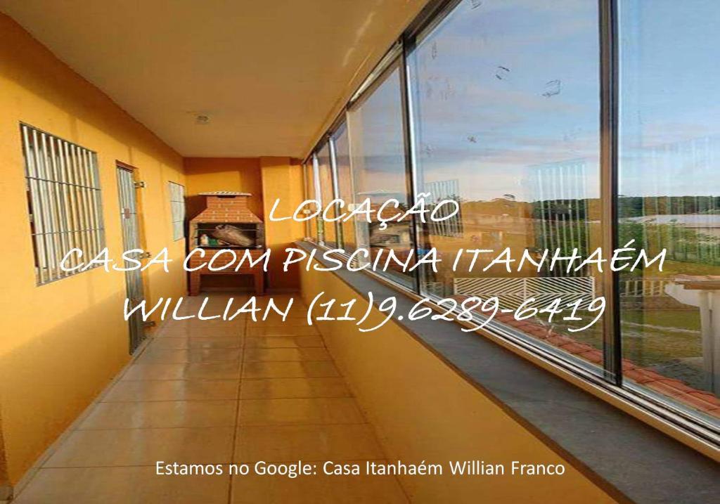  Casa com Piscina privativa em Itanhaém lado praia