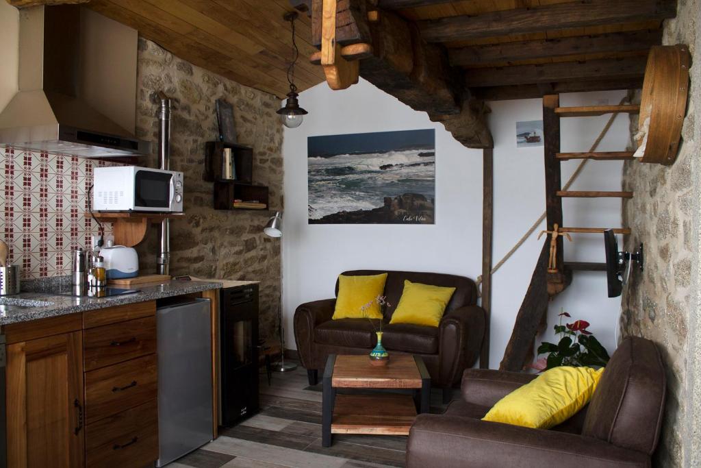 Kuchyňa alebo kuchynka v ubytovaní Casita vacacional 5 rutas en el rural Costa Da Morte