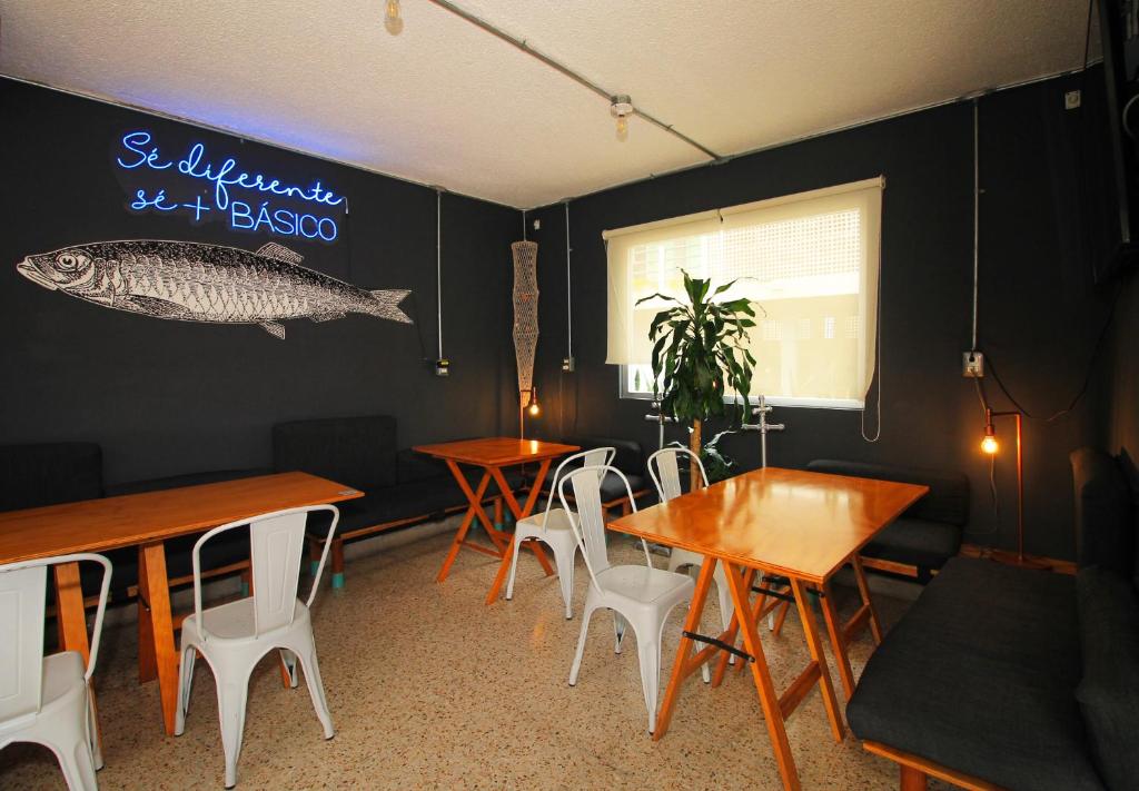 Posezení v ubytování Mas Basico Hotel