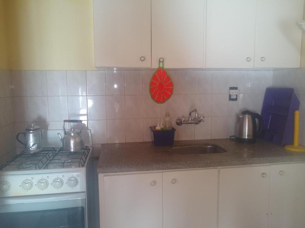 Kuchyň nebo kuchyňský kout v ubytování Cabañas Orión