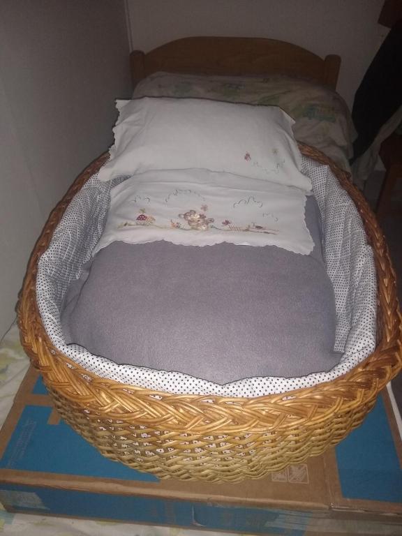 Postel nebo postele na pokoji v ubytování Cabañas Orión