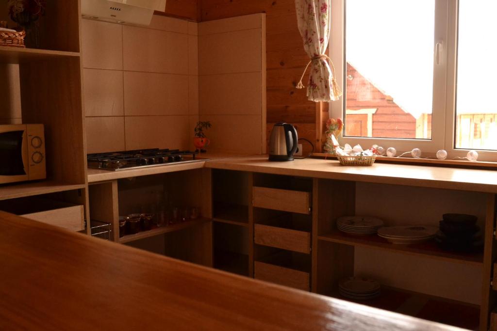 Kuchyň nebo kuchyňský kout v ubytování Faina House