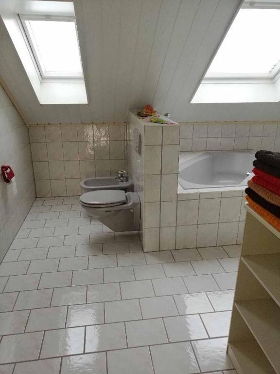 Koupelna v ubytování Ferienwohnung Reitinger