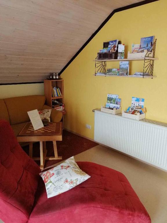Posezení v ubytování Ferienwohnung Reitinger