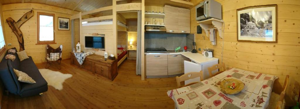Posedenie v ubytovaní Mini Chalet Walser