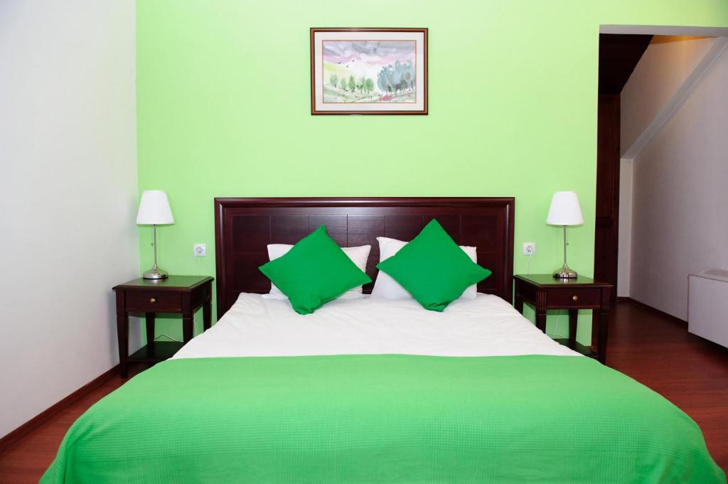 A bed or beds in a room at Self Catering Chalet Kulina
