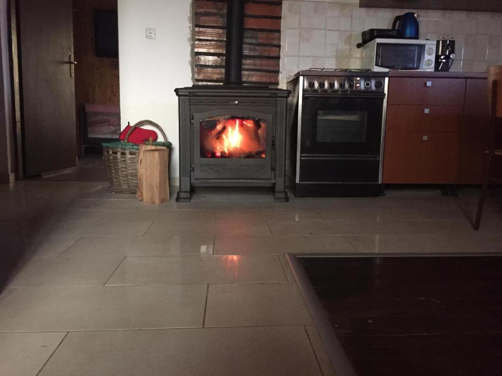 Kuchyňa alebo kuchynka v ubytovaní Ranch Farm Stay