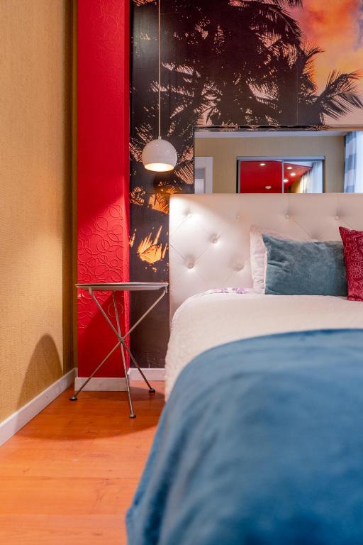 Postel nebo postele na pokoji v ubytování Alpetri Apartments
