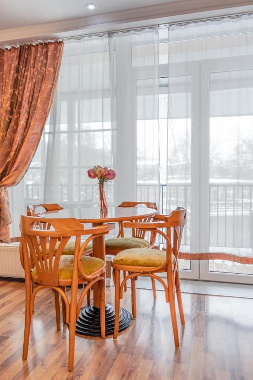Posezení v ubytování Alpetri Apartments