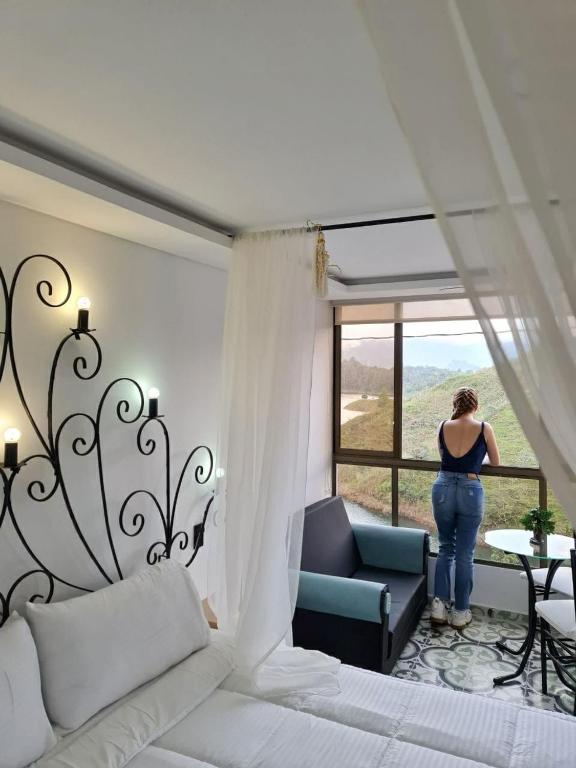 Posezení v ubytování Hotel Bahia Del Faro