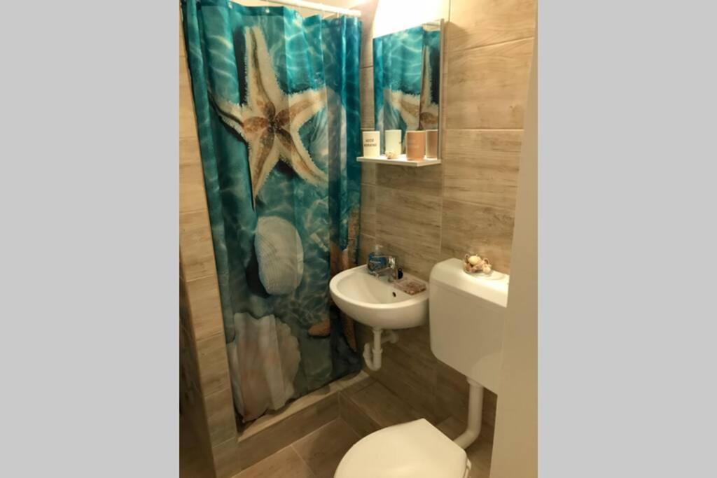 Kúpeľňa v ubytovaní Zen apartman