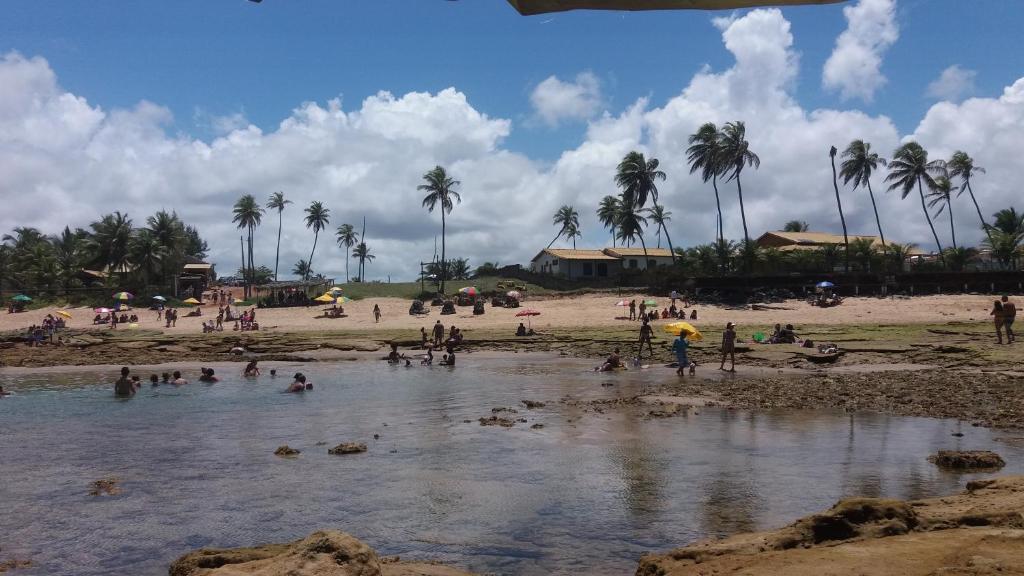  Casa à Beira-Mar com internet em Arembepe