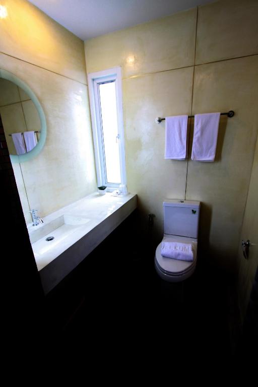 Koupelna v ubytování Bearing26 Hotel