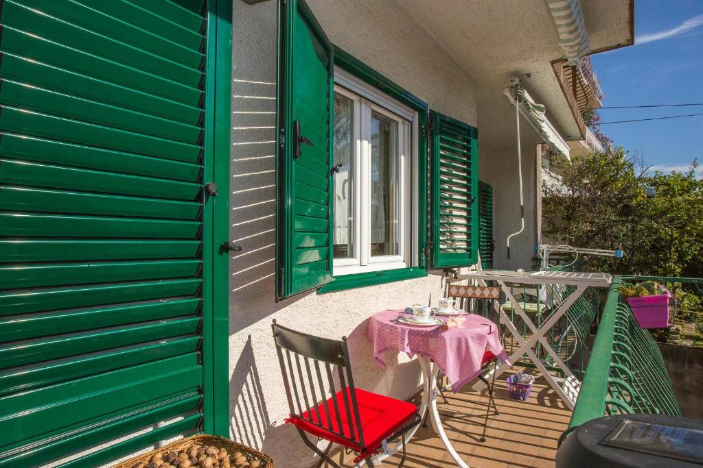 Balkón alebo terasa v ubytovaní Apartment Zorka 719