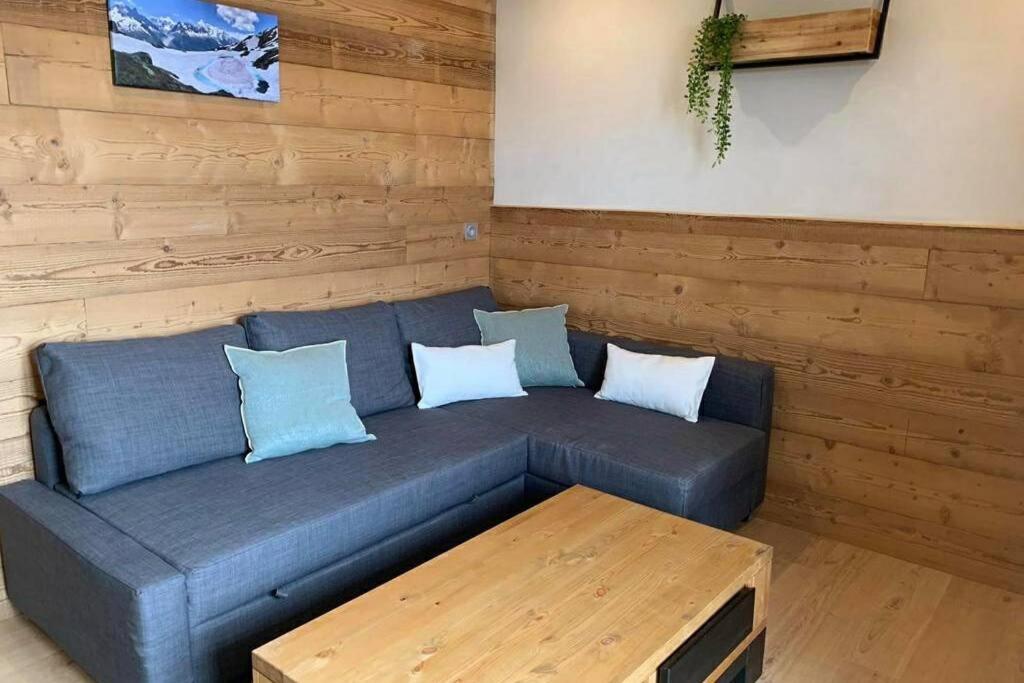 Posezení v ubytování *** Le Refuge *** Logement standing Megève