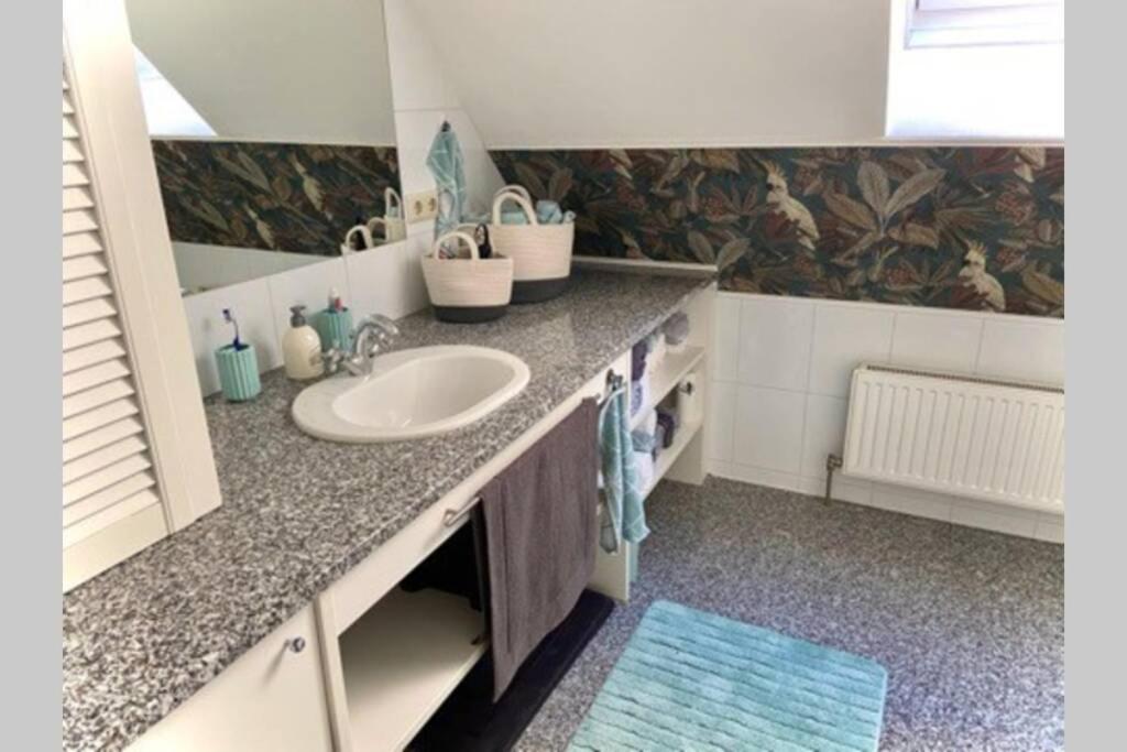 Kuchyň nebo kuchyňský kout v ubytování Terrassen Appartement über den Dächern von Krems
