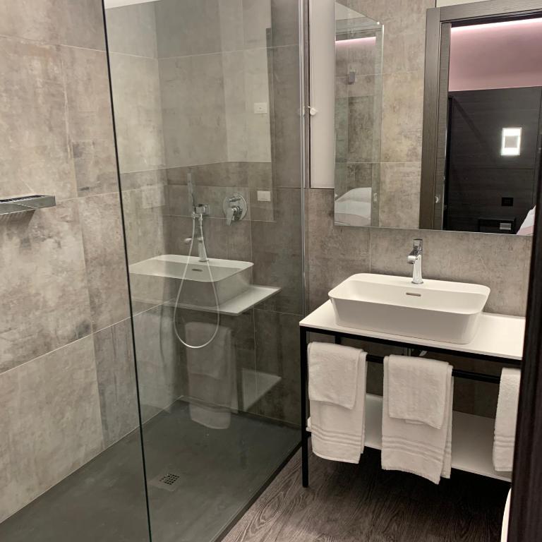 Kúpeľňa v ubytovaní NAC SUITES