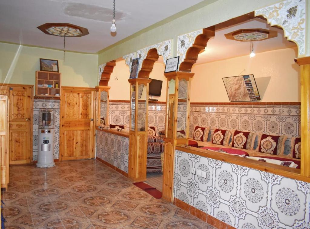 Kuchyň nebo kuchyňský kout v ubytování Dar Akiode Toubkal