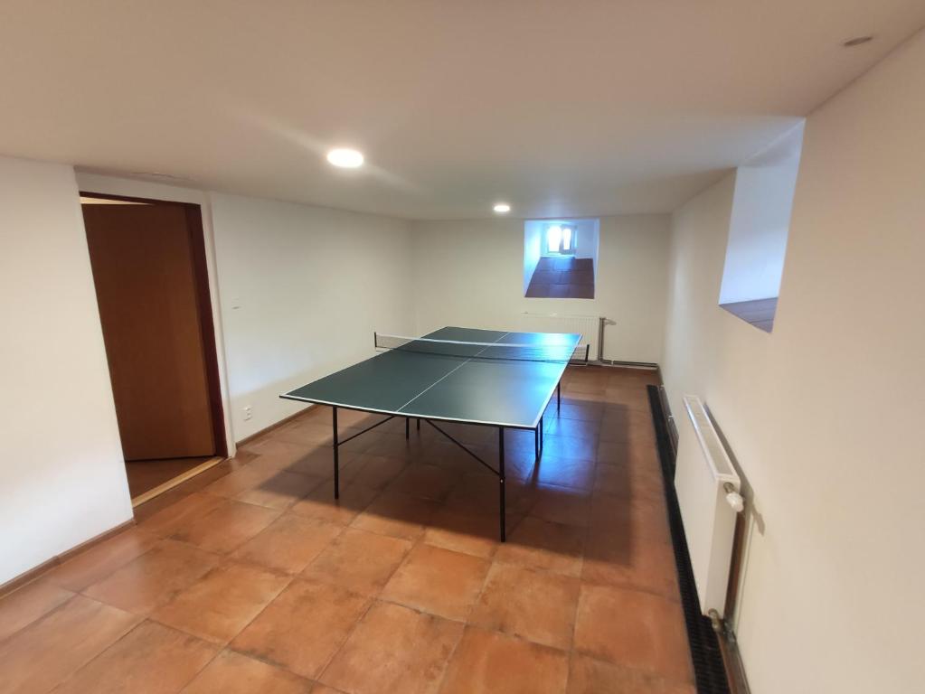 Stolní tenis v ubytování Apartmán Viky, Karlovice 251, 79323 Karlovice nebo okolí