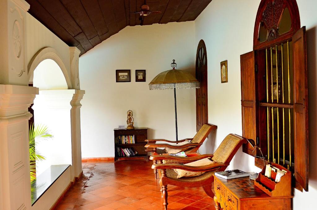Posezení v ubytování Raheem Residency