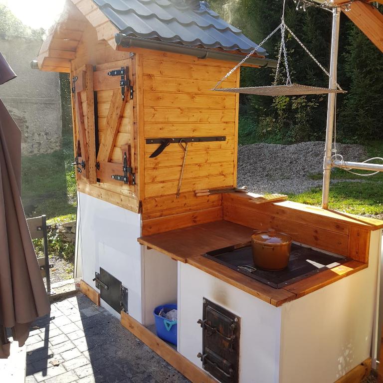 Gril dostupný pro hosty v ubytování v soukromí