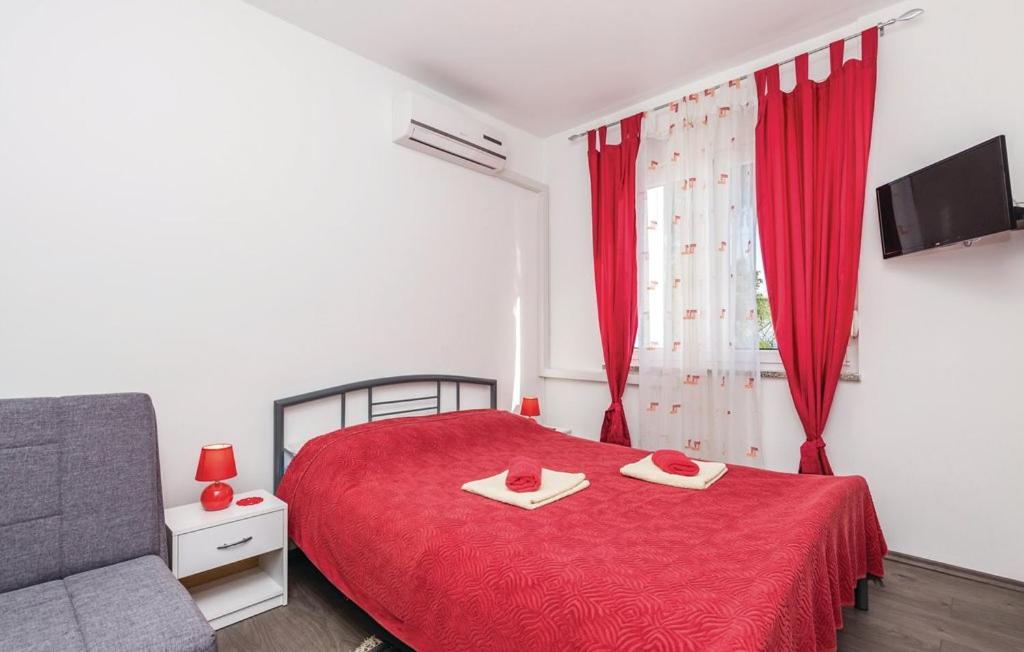 Posteľ alebo postele v izbe v ubytovaní Roza