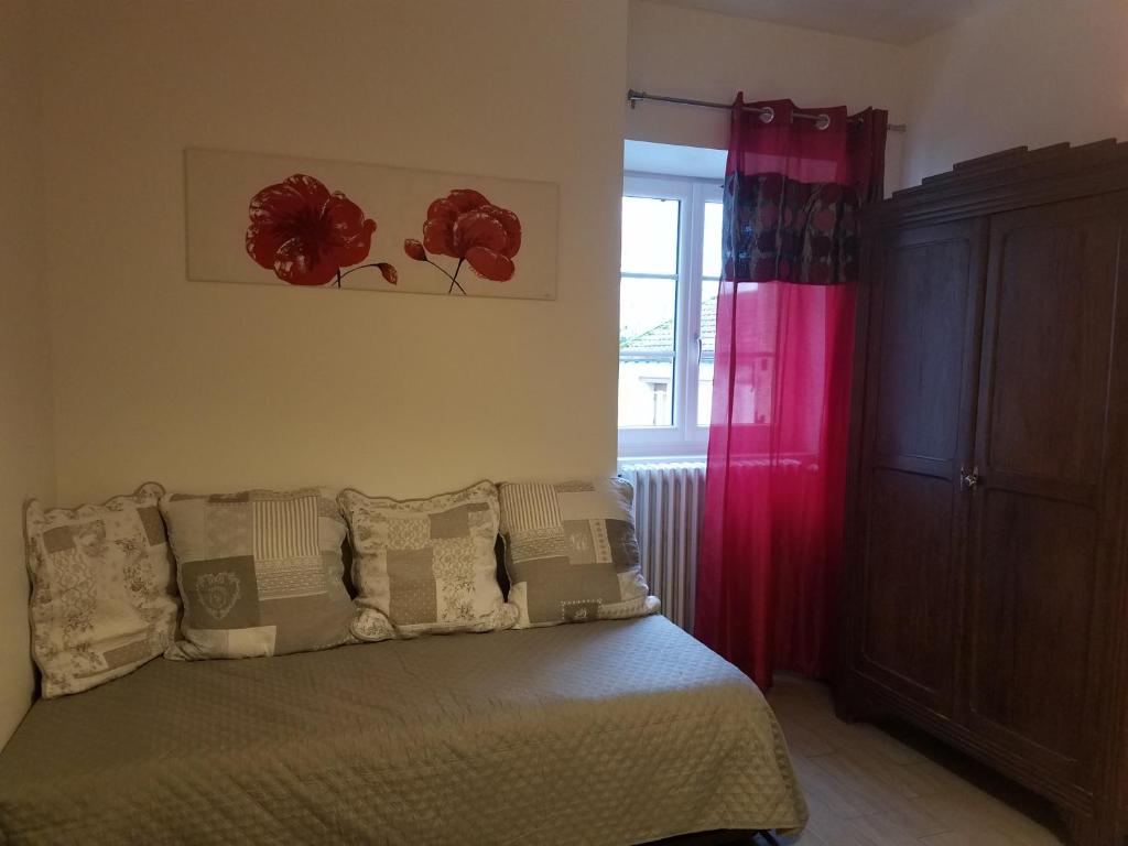 Postel nebo postele na pokoji v ubytování Château Besson