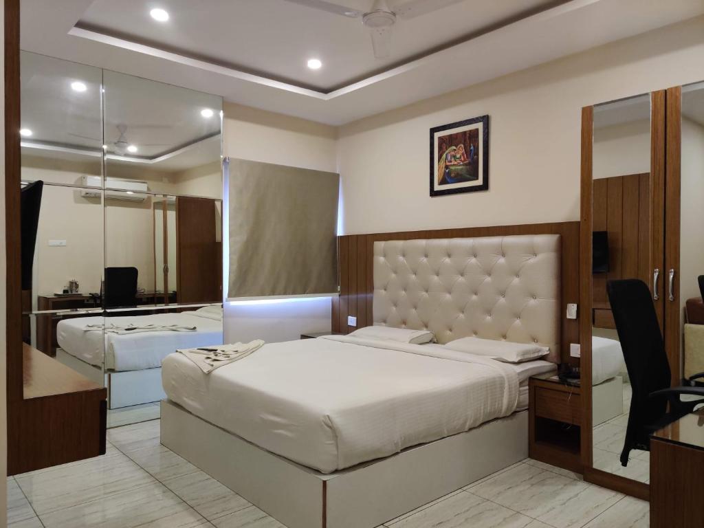 Katil atau katil-katil dalam bilik di Hotel Siliconville