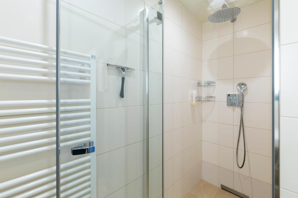 Koupelna v ubytování Pension Seehof Appartements