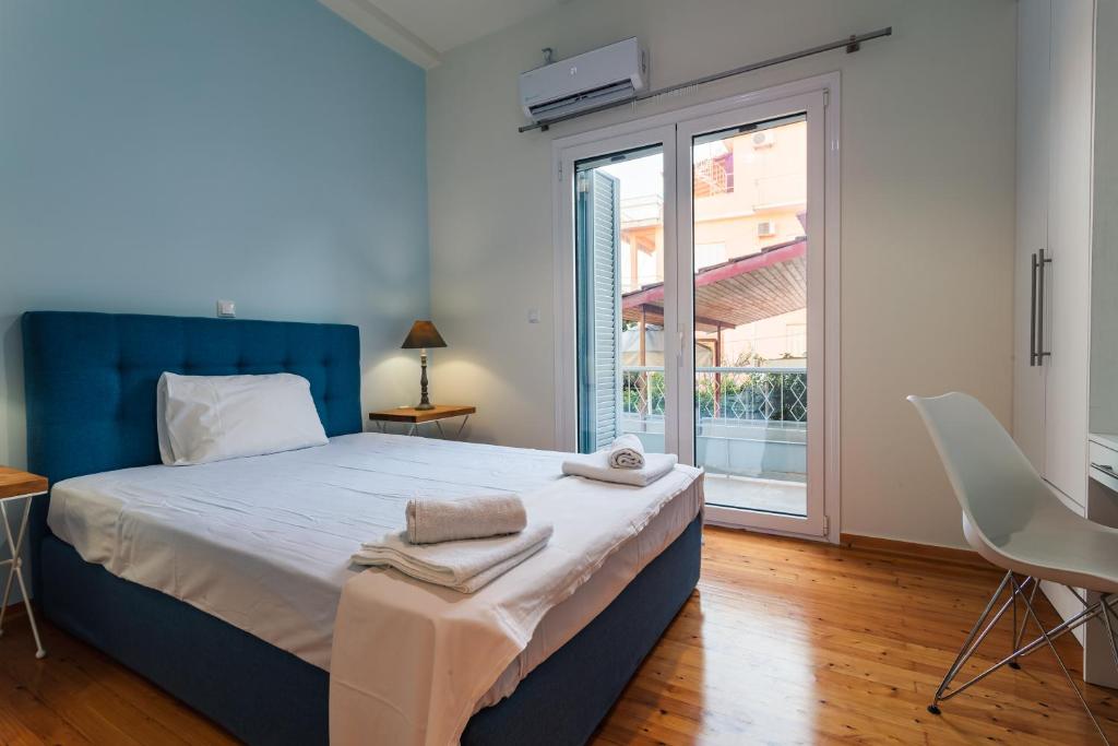 Posteľ alebo postele v izbe v ubytovaní Upscale Modern Escape in the Historic Center