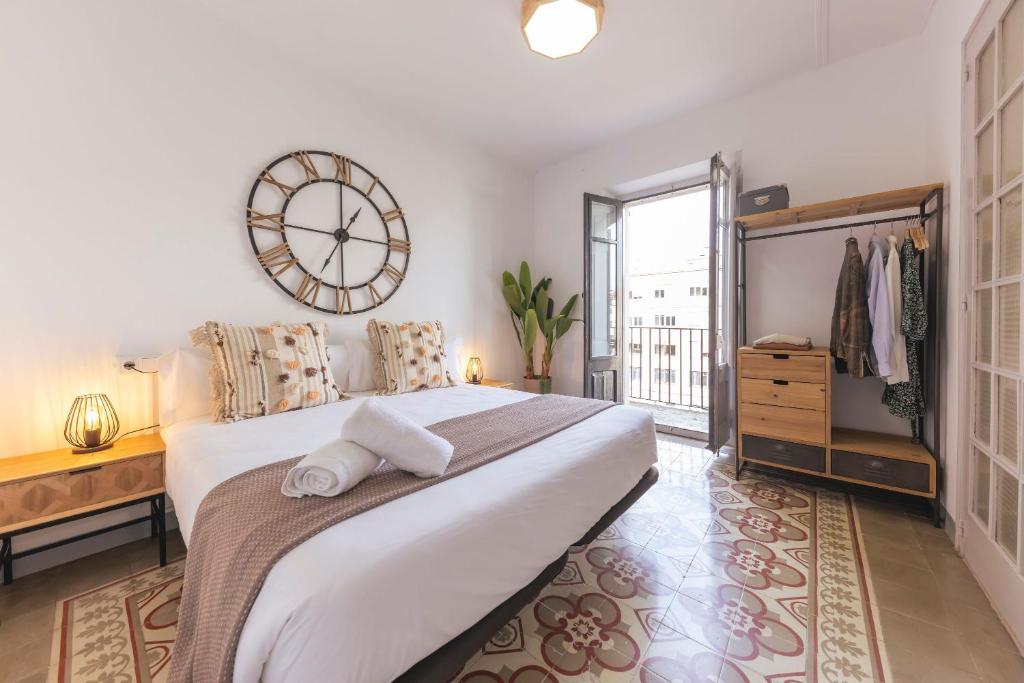 Ένα ή περισσότερα κρεβάτια σε δωμάτιο στο Bravissimo Rambla River View