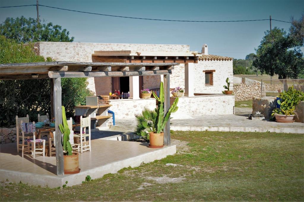 Zahrada ubytování Siamoformentera Villa Annabella