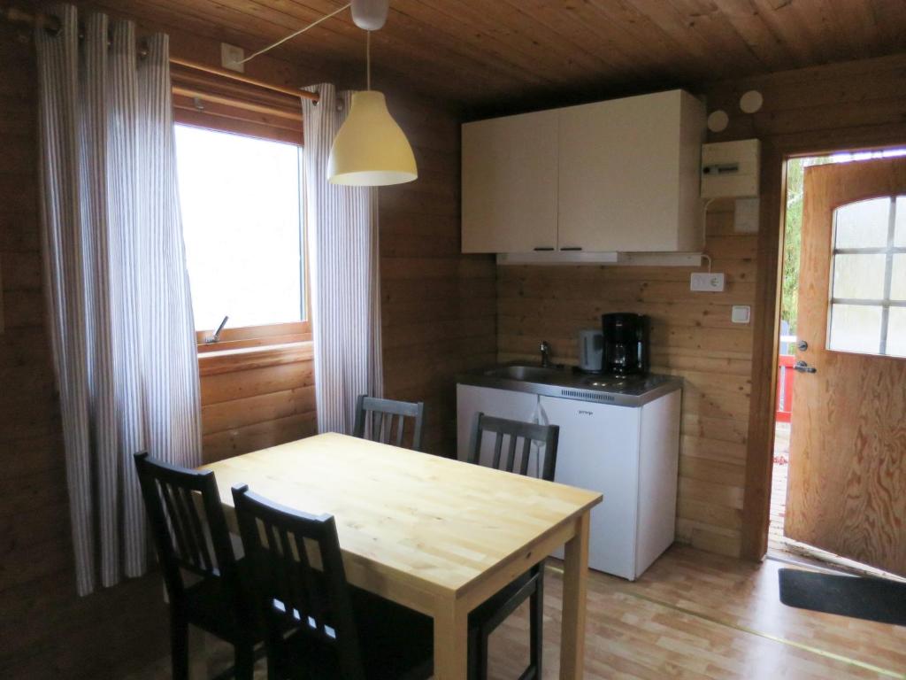 Kuchyň nebo kuchyňský kout v ubytování Ronneby Havscamping