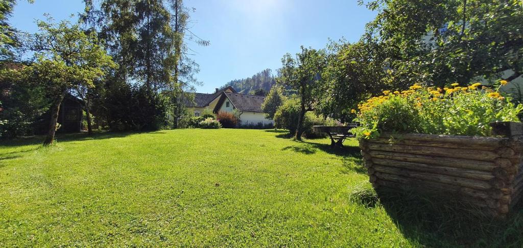 Vonkajšia záhrada v ubytovaní Appartements Maximilian
